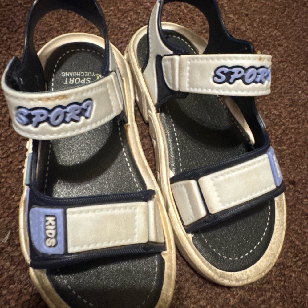 Toddler boy blue sandals summer